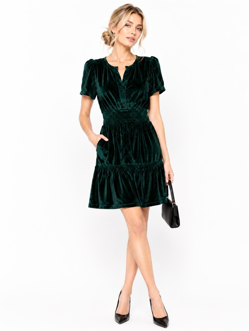 French Connection Green Dress S